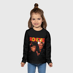 Лонгслив детский Roxette, цвет: 3D-принт — фото 2