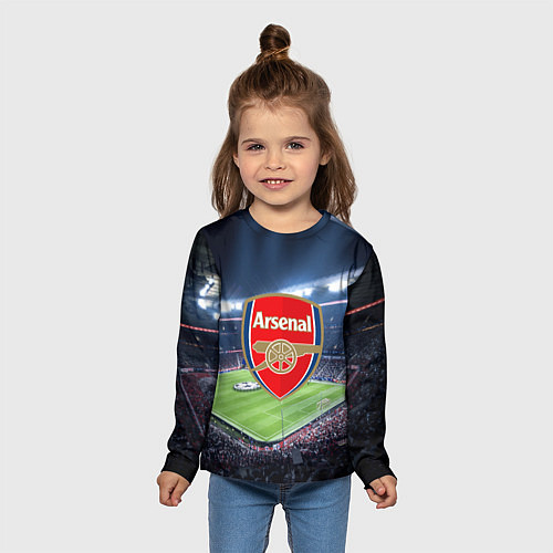 Детский лонгслив FC Arsenal / 3D-принт – фото 5