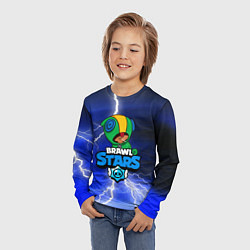 Лонгслив детский BRAWL STARS LEON STORM, цвет: 3D-принт — фото 2