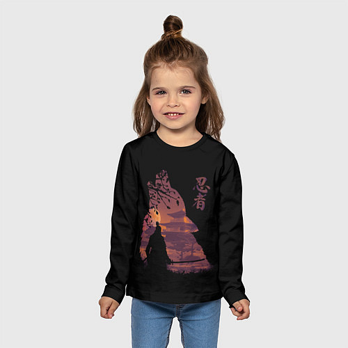 Детский лонгслив Sekiro: Shadows Die Twice / 3D-принт – фото 5