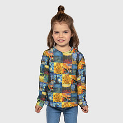 Лонгслив детский Картины Ван Гога, цвет: 3D-принт — фото 2