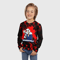 Лонгслив детский UNDERTALE, цвет: 3D-принт — фото 2