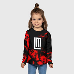 Лонгслив детский Lindemann, цвет: 3D-принт — фото 2