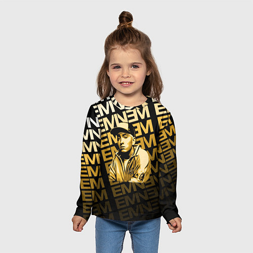 Детский лонгслив Eminem / 3D-принт – фото 5