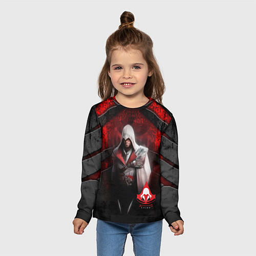 Детский лонгслив Assasin's creed / 3D-принт – фото 5
