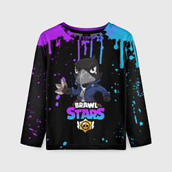 Детский лонгслив Brawl Stars Crow