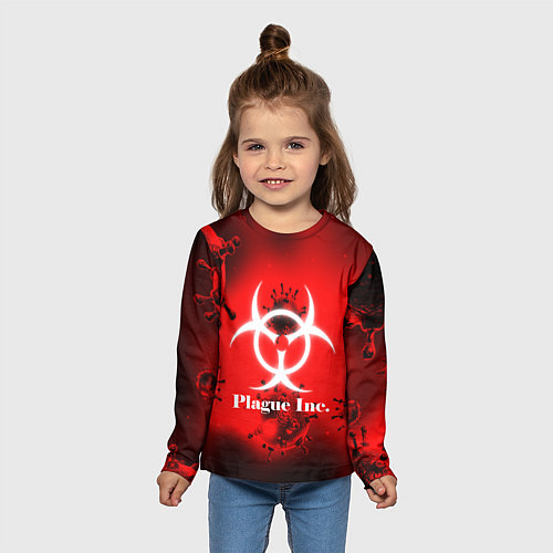 Детский лонгслив PLAGUE INC / 3D-принт – фото 5