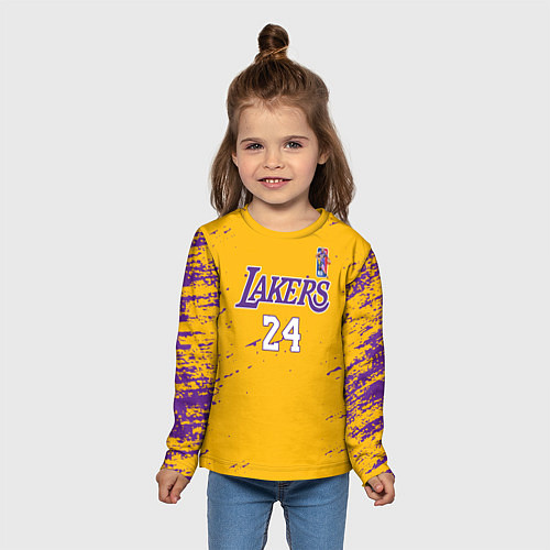 Детский лонгслив KOBE BRYANT / 3D-принт – фото 5