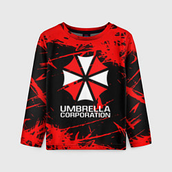 Лонгслив детский UMBRELLA CORPORATION, цвет: 3D-принт