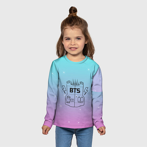 Детский лонгслив BTS / 3D-принт – фото 5
