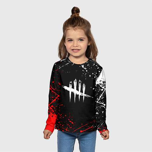 Детский лонгслив DEAD BY DAYLIGHT / 3D-принт – фото 5