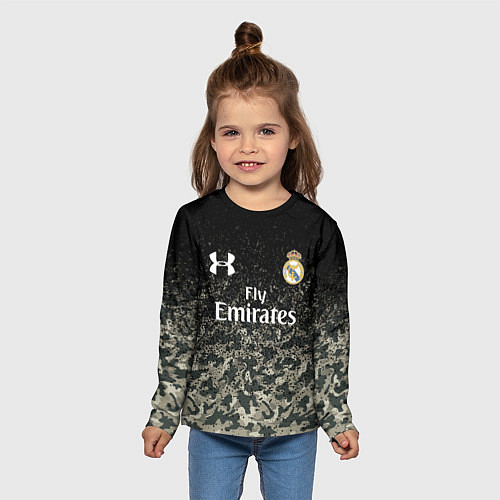 Детский лонгслив Real Madrid / 3D-принт – фото 5