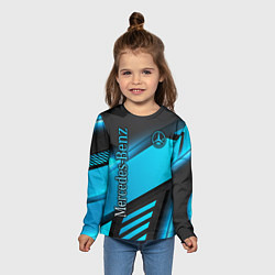 Лонгслив детский Mercedes-Benz, цвет: 3D-принт — фото 2