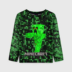 Детский лонгслив MINECRAFT CREEPER