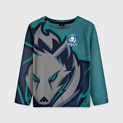 Лонгслив детский Форма White wolves, цвет: 3D-принт