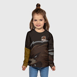 Лонгслив детский Форма Bear, цвет: 3D-принт — фото 2