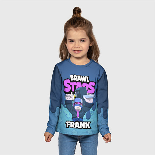 Детский лонгслив BRAWL STARS FRANK / 3D-принт – фото 5