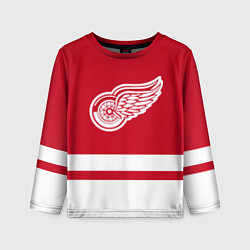 Детский лонгслив Детройт Ред Уингз