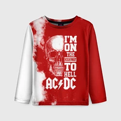 Детский лонгслив I'm on the highway to hell ACDC