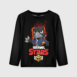 Лонгслив детский Crow Brawl Stars, цвет: 3D-принт