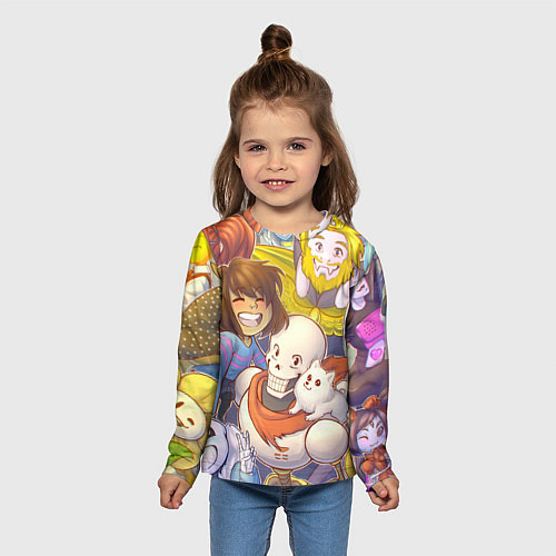 Детский лонгслив UNDERTALE / 3D-принт – фото 5