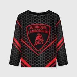 Лонгслив детский Lamborghini, цвет: 3D-принт