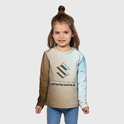 Лонгслив детский Suzuki, цвет: 3D-принт — фото 2