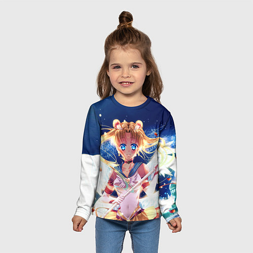 Детский лонгслив SAILOR MOON / 3D-принт – фото 5