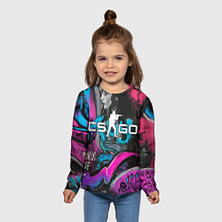 Лонгслив детский CS GO - Fever Dream, цвет: 3D-принт — фото 2