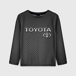 Лонгслив детский Toyota Carbon, цвет: 3D-принт