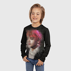 Лонгслив детский BTS, цвет: 3D-принт — фото 2