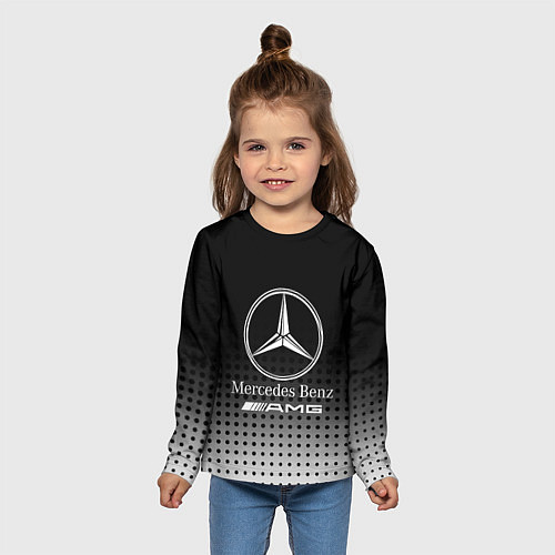 Детский лонгслив Mercedes-Benz / 3D-принт – фото 5