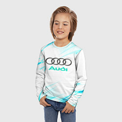 Лонгслив детский Audi, цвет: 3D-принт — фото 2