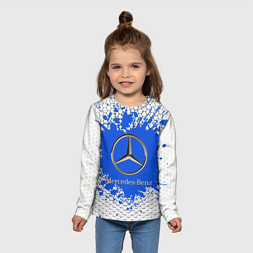 Детский лонгслив Mercedes / 3D-принт – фото 5