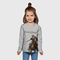Лонгслив детский Mount and Blade, цвет: 3D-принт — фото 2