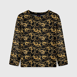 Лонгслив детский Versace, цвет: 3D-принт