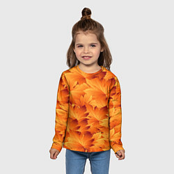 Лонгслив детский Клен, цвет: 3D-принт — фото 2