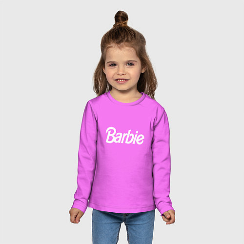 Детский лонгслив Barbie / 3D-принт – фото 5