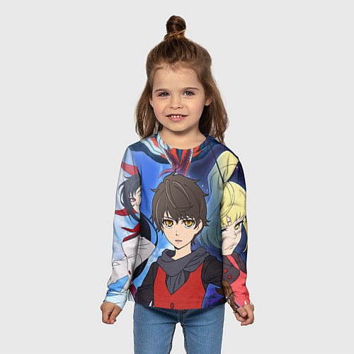 Детский лонгслив БАШНЯ БОГА / 3D-принт – фото 5