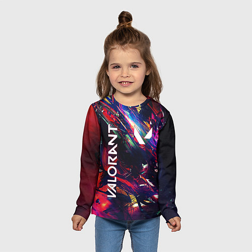 Детский лонгслив VALORANT / 3D-принт – фото 5