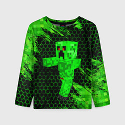 Детский лонгслив MINECRAFT CREEPER