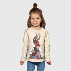 Лонгслив детский Kiki’s Delivery Service, цвет: 3D-принт — фото 2