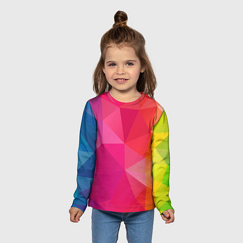 Детский лонгслив ПОЛИСКЕЙП / 3D-принт – фото 5
