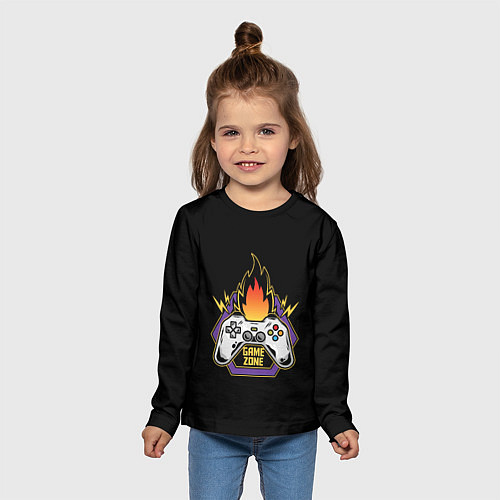Детский лонгслив Game zone / 3D-принт – фото 5
