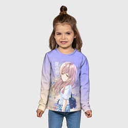 Лонгслив детский Silent Voice, цвет: 3D-принт — фото 2