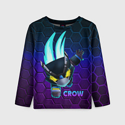 Детский лонгслив Brawl Stars CROW