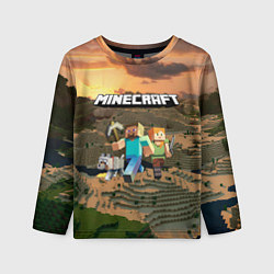 Детский лонгслив Minecraft