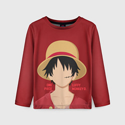 Лонгслив детский Luffy, цвет: 3D-принт