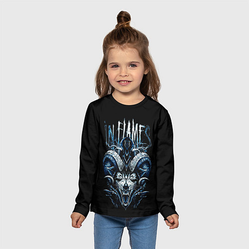 Детский лонгслив IN FLAMES / 3D-принт – фото 5