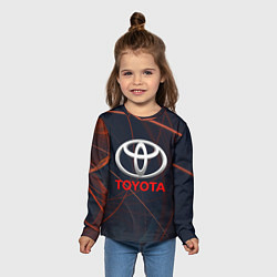 Лонгслив детский TOYOTA, цвет: 3D-принт — фото 2